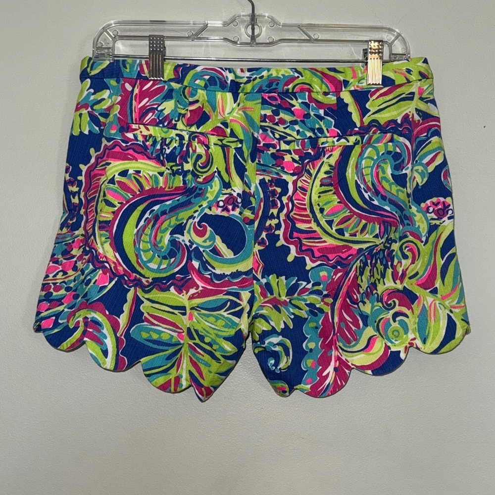Lilly Pulitzer Magnolia Shorts Toucan Play Size 6 Colorful Beach Resort - Picture 5 of 11